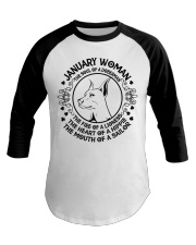 JANUARY WOMAN Baseball Tee thumbnail