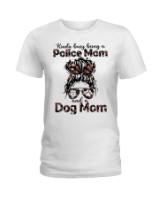 POLICE MOM Ladies T-Shirt tile