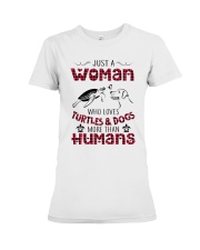 TURTLES AND DOGS Premium Fit Ladies Tee thumbnail