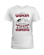 TURTLES AND DOGS Ladies T-Shirt front