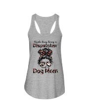 Kinda busy being a dispatcher and a messy hair dog mom Ladies Flowy Tank tile