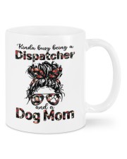 Kinda busy being a dispatcher and a messy hair dog mom Mugs tile