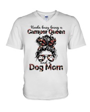 CAMPER QUEEN V-Neck T-Shirt tile