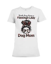 FLAMINGO LADY Premium Fit Ladies Tee tile