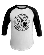 JANUARY WOMAN Baseball Tee thumbnail
