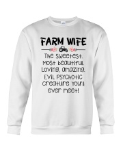 Farm Wife Crewneck Sweatshirt front