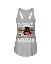 I am a Librarian - I know things Ladies Flowy Tank tile