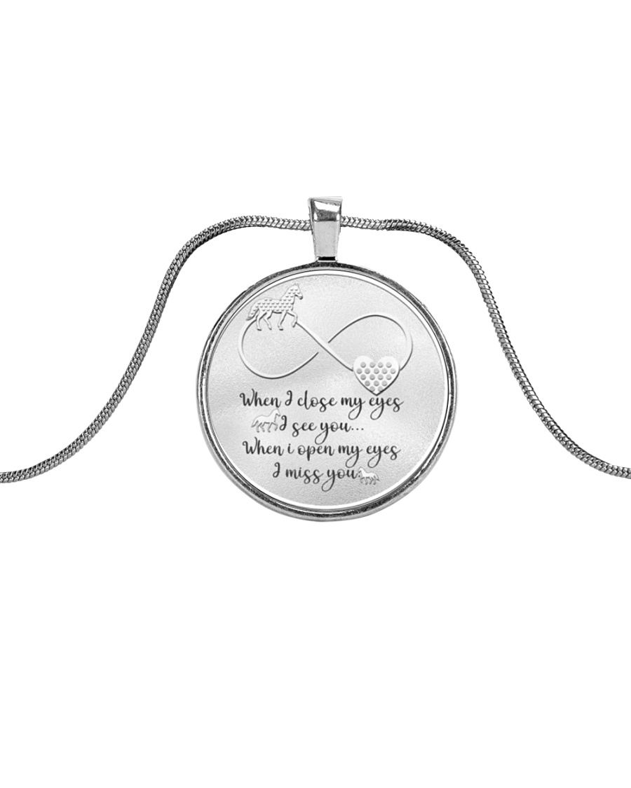 LIMITED EDITION Metallic Circle Necklace