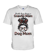 COASTIE MOM V-Neck T-Shirt tile