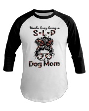 Kinda busy being a SLP and a Messy Hair Dog Mom Baseball Tee tile