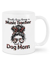 Kinda busy being a music teacher and a messy hair dog mom Mugs tile