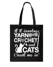 yarn cat Tote Bag tile