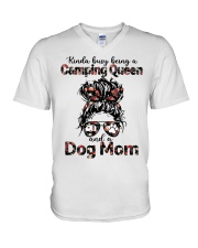 CAMPING QUEEN V-Neck T-Shirt tile