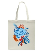 Blue flower Tote Bag thumbnail