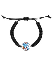 Blue flower Cord Circle Bracelet thumbnail