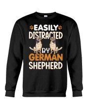 Easily Distracted by German Shepherd Crewneck Sweatshirt tile