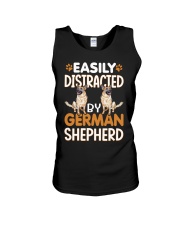 Easily Distracted by German Shepherd Unisex Tank tile
