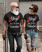 DOGS MAKES THE BEST VALENTINE Classic T-Shirt custom-t-shirts-classic-lifestyle-front-306