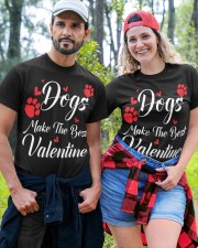 DOGS MAKES THE BEST VALENTINE Classic T-Shirt custom-t-shirts-classic-lifestyle-front-380