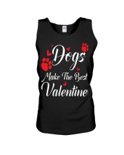 DOGS MAKES THE BEST VALENTINE Unisex Tank tile