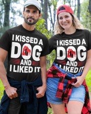 I KISSED A DOG AND I LIKED IT Classic T-Shirt custom-t-shirts-classic-lifestyle-front-380