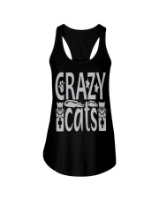 CRAZY CATS Ladies Flowy Tank tile
