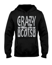 CRAZY CATS Hooded Sweatshirt tile