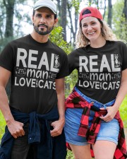 REAL MAN LOVE CATS Classic T-Shirt custom-t-shirts-classic-lifestyle-front-380