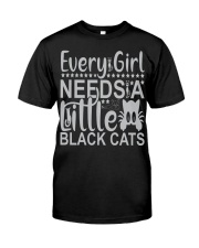 EVERY GIRL NEEDS A BLACK CAT Classic T-Shirt front