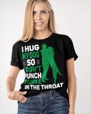 I HUG MY DOGS Classic T-Shirt apparel-classic-tshirt-lifestyle-front-100
