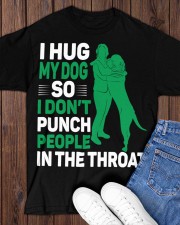 I HUG MY DOGS Classic T-Shirt apparel-classic-tshirt-lifestyle-front-158