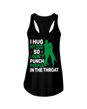 I HUG MY DOGS Ladies Flowy Tank tile