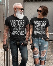 VISITOR MUST BE APPROVED Classic T-Shirt custom-t-shirts-classic-lifestyle-front-306