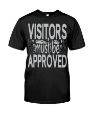 VISITOR MUST BE APPROVED Premium Fit Mens Tee tile