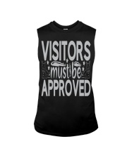 VISITOR MUST BE APPROVED Sleeveless Tee tile