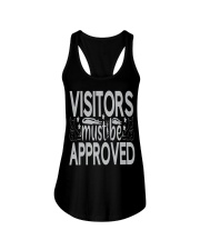 VISITOR MUST BE APPROVED Ladies Flowy Tank tile