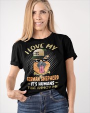 I Love German Shepherd Classic T-Shirt apparel-classic-tshirt-lifestyle-front-100