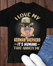 I Love German Shepherd Classic T-Shirt apparel-classic-tshirt-lifestyle-front-158