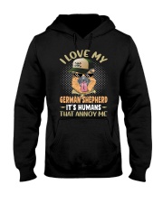 I Love German Shepherd Hooded Sweatshirt tile
