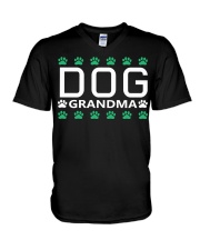 DOG GRANDMA V-Neck T-Shirt tile