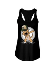 Dog Dab Ladies Flowy Tank tile