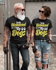 EASILY DISTRECTED BY DOGS Classic T-Shirt custom-t-shirts-classic-lifestyle-front-306