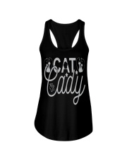 CAT LADY Ladies Flowy Tank tile