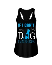 IF I CAN'T BRING MY DOG I'M NOT COMING Ladies Flowy Tank tile