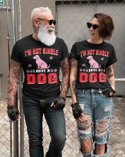 I AM NOT SINGLE I HAVE A DOG Classic T-Shirt custom-t-shirts-classic-lifestyle-front-306