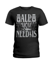 ALL YOU NEED IS CAT Ladies T-Shirt tile