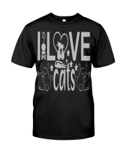 I LOVE CAT Classic T-Shirt front