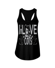 I LOVE CAT Ladies Flowy Tank tile