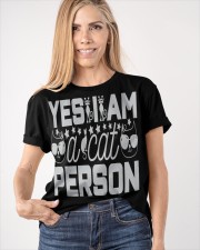 YES I'M A CAT PERSON Classic T-Shirt apparel-classic-tshirt-lifestyle-front-100