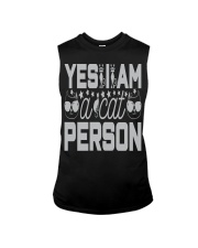 YES I'M A CAT PERSON Sleeveless Tee tile
